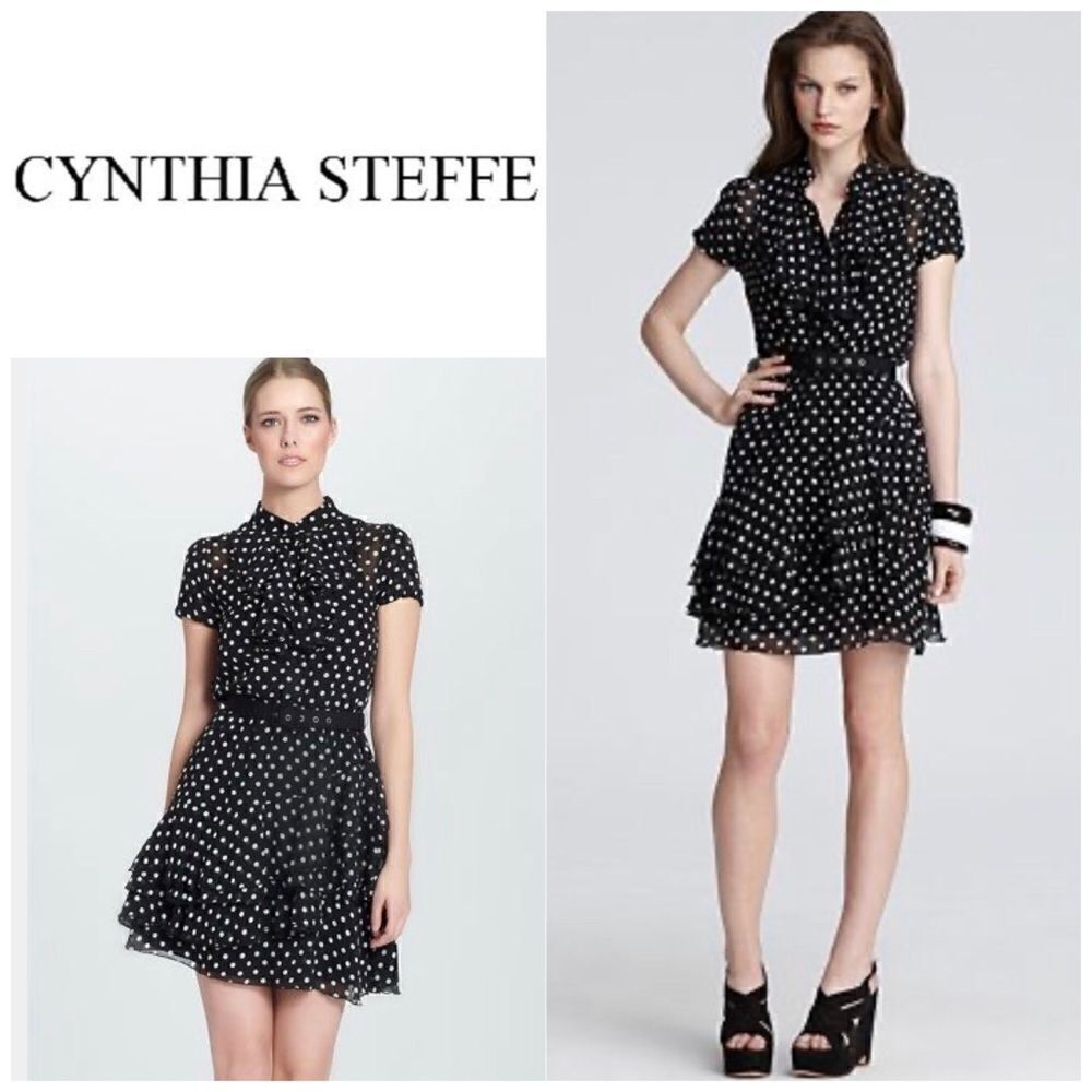 Cynthia Steffe 100% Silkgabby Dress. Runs Small.